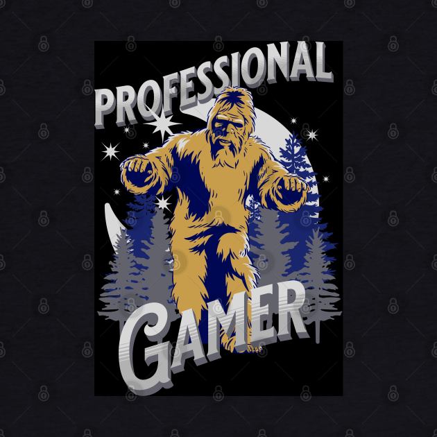 Vintage Professional Gamer Gift by QuirkyWay